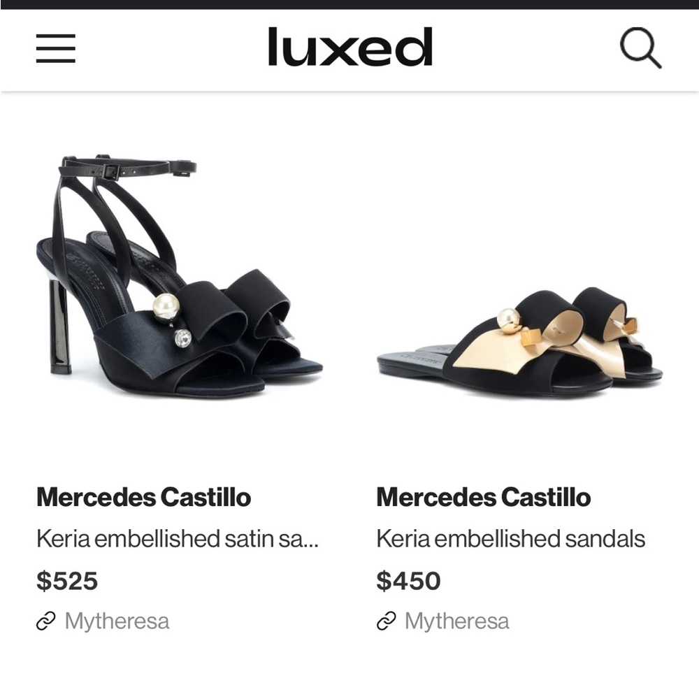 Mercedes Castillo Keria Embellished Sandals - Picture 6 of 6